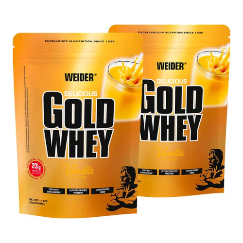 Weider Gold Whey Protein 500 g, 2ks vanilla 