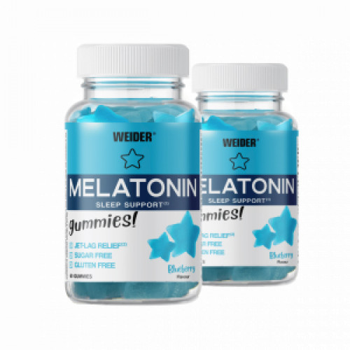 Weider Melatonin + Melatonin, želé cukríky, 400 g 