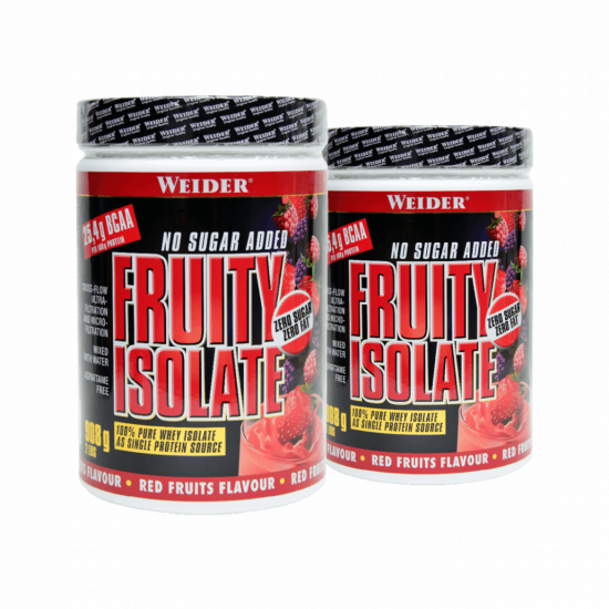 Weider Protein Fruity Isolate, 2x908 g red fruits 