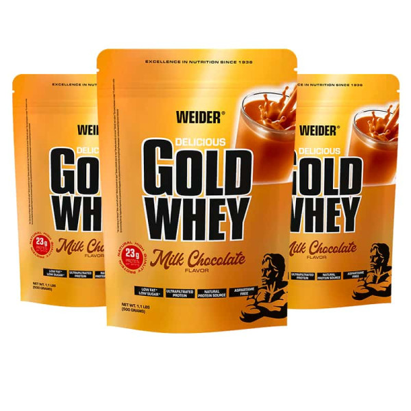 Weider Gold Whey Protein 500 g, 3 ks
