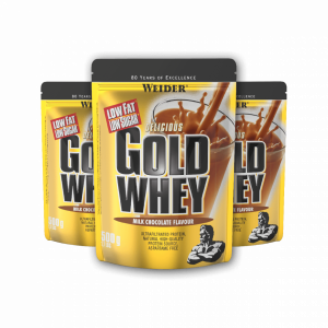 Weider Gold Whey Protein 500 g, 3 ks chocolate 