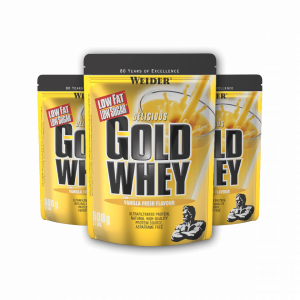 Weider Gold Whey Protein 500 g, 3 ks vanilla vanilla 