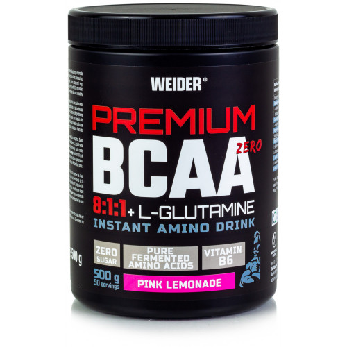 Weider Premium BCAA 8:1:1+Glutamine Zero, 500g, pink lemonade pink lemonade 