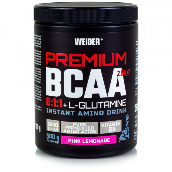 Weider Premium BCAA 8:1:1+Glutamine Zero, 500g