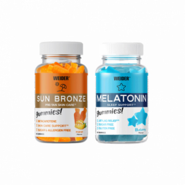 Weider Sun Bronze + Melatonin gummies - cukríky  Weider Sun Bronze + Melatonin gummies - cukríky
