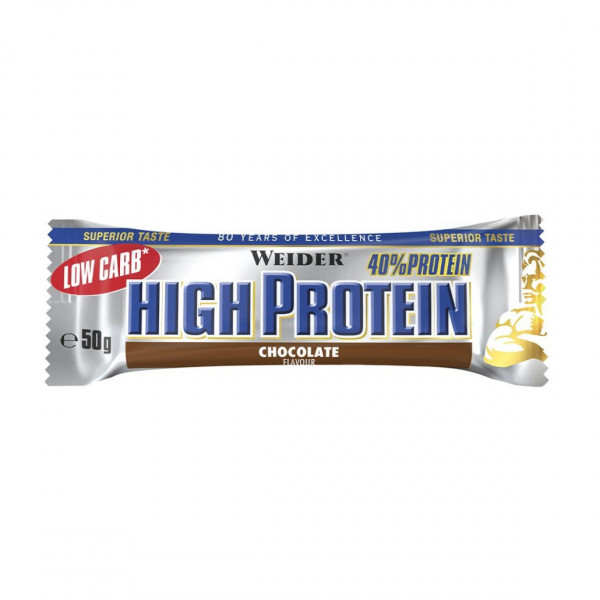 Weider Low Carb High Protein 40% Bar, 50g, chocolate