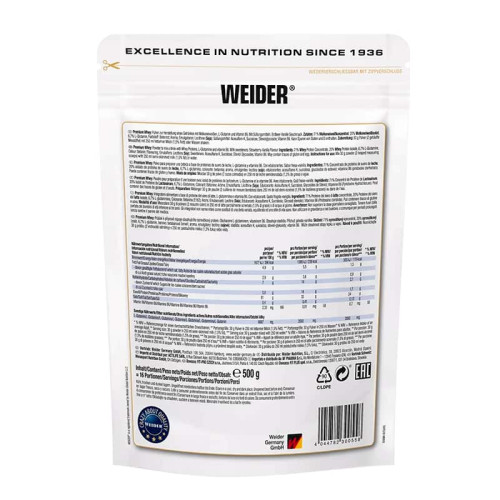 Weider Premium Whey Protein, 500 g vanilla-caramel 