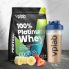 VPLab 100% Platinum Whey Protein, 750g, strawberry-bannana strawberry - bannana 