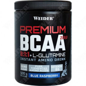 Weider Premium BCAA 8:1:1+Glutamine Zero, 500g, Blue raspberry Blue raspberry 