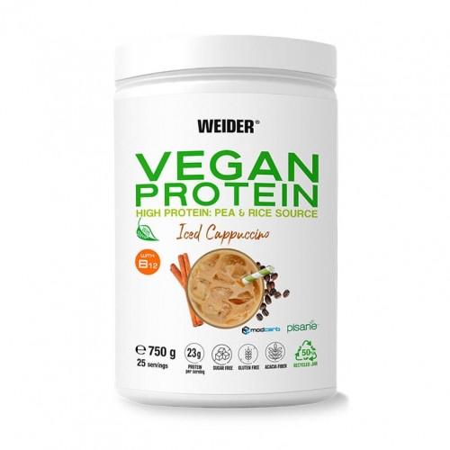 Weider Vegan Protein, 750 g Iced Cappuccino 