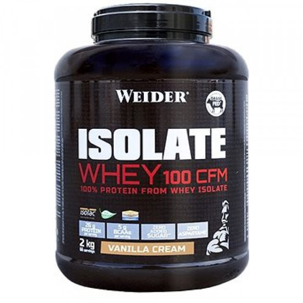 Weider Isolate Whey protein 100 CFM, 2000g, vanilla
