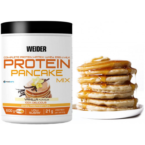 Weider Proteínové palacinky Mix, 600 g, vanilla vanilla 