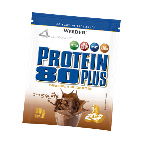 Weider Proteínový nápoj v prášku 80 Plus, 30g chocolate 