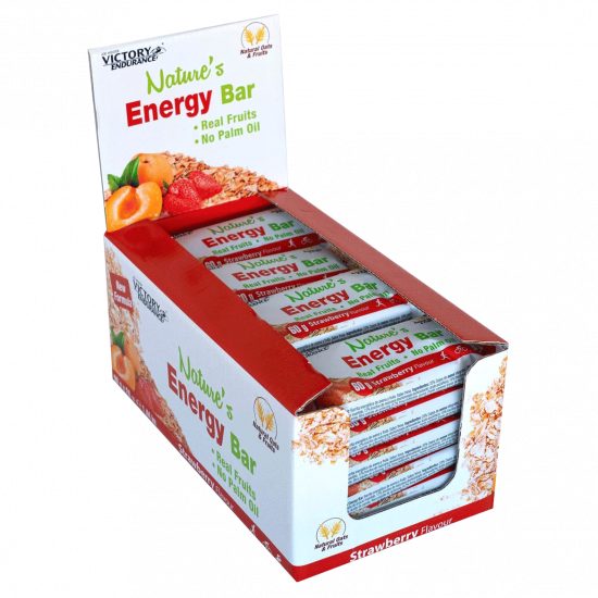 Weider Victory Endurance Nature's Energy Bar, Strawberry, 60g x 24 ks 