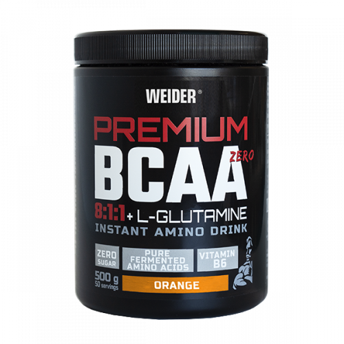 Weider Premium BCAA 8:1:1+Glutamine Zero, 500g, orange orange 