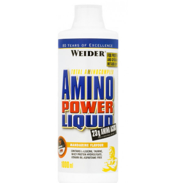 Weider Amino Power Liquid - aminokyseliny, 1000 ml mandarin