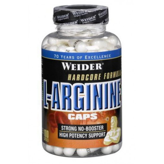Weider L-Arginine Caps, 100 kapsúl 