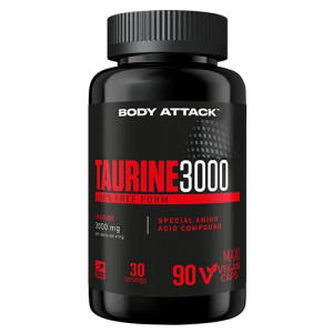 Body Attack Taurine 3000, 90 kapsúl 