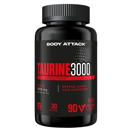 Body Attack Taurine 3000, 90 kapsúl 