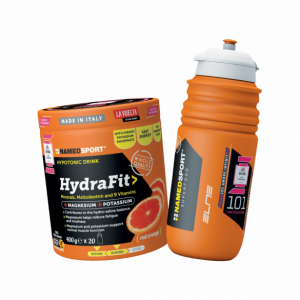 Izotonický nápoj Named Sport Hydrafit, 400 g + Fľaša ZDARMA 