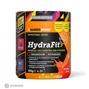 Izotonický nápoj Named Sport Hydrafit, 400 g + Fľaša ZDARMA 