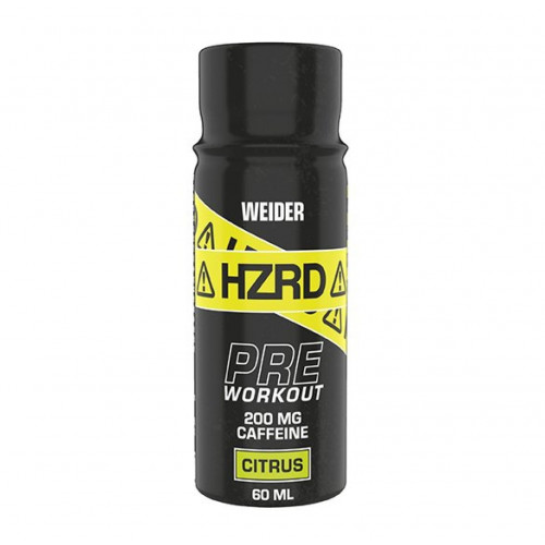 Weider HZRD PreWorkout Shot, 60ml, Citrus 