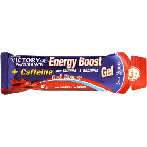 Weider Energy Boost Gel + Caffeine, 42 g, red energy red energy 