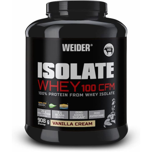 Weider Isolate Whey protein 100 CFM, 908g vanilla 