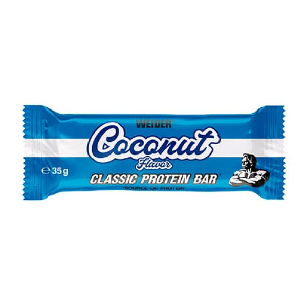 Weider Fitness tyčinka, 35 g coconut