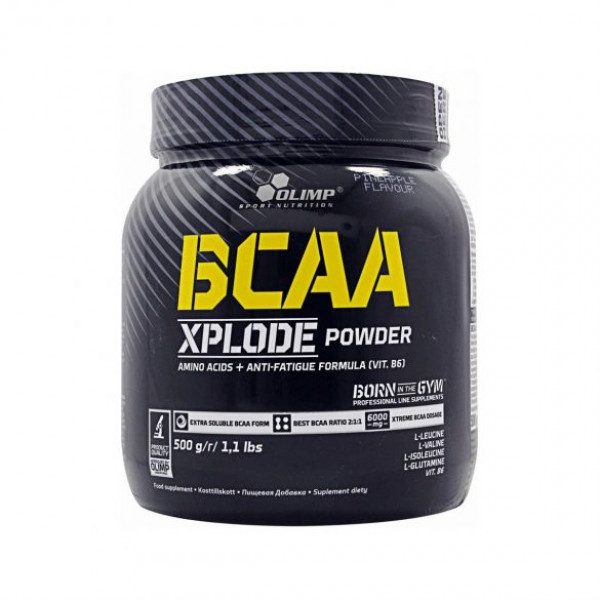 Olimp BCAA aminokyseliny Xplode, 500g cola Olimp BCAA aminokyseliny Xplode, 500g cola