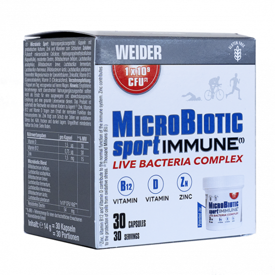 Weider MicroBiotic Sport Immune, 30 kapsúl 