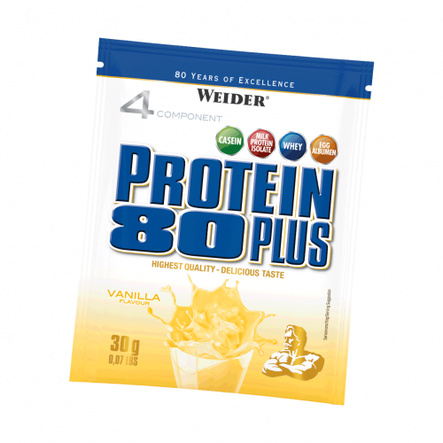 Weider Proteínový nápoj v prášku 80 Plus, 30g vanilla 