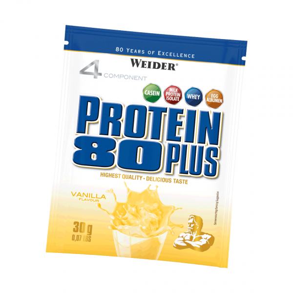 Weider Proteínový nápoj v prášku 80 Plus, 30g Weider Proteínový nápoj v prášku 80 Plus, 30g