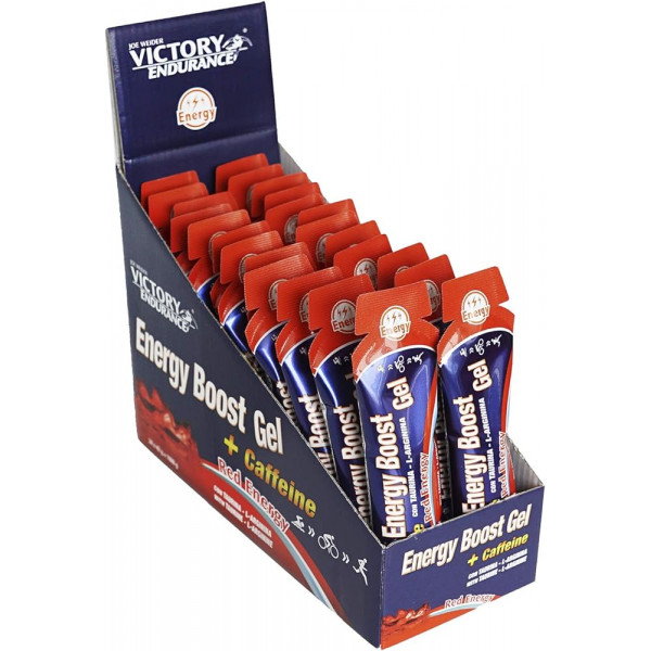 Weider Victory Endurance Energy Boost Gel + Caffeine, Red Energy, 42g x 24 ks  Weider Victory Endurance Energy Boost Gel + Caffeine, Red Energy, 42g x 24 ks