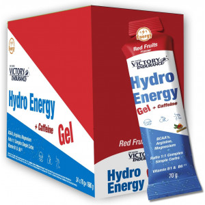 Weider Victory Endurance Hydro Energy Gel+Caffeine, Red Fruits, 70g x 24 ks 