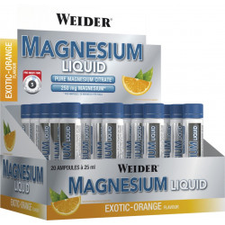 Weider Magnesium Liquid - tekuté magnézium, 25 ml x 20 ks