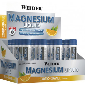 Weider Magnesium Liquid, 25 ml x 20 ks 
