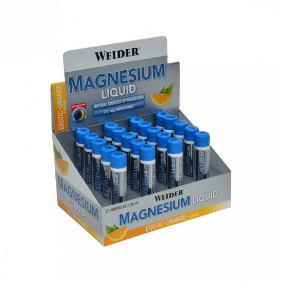 Weider Magnesium Liquid, 25 ml x 20 ks 