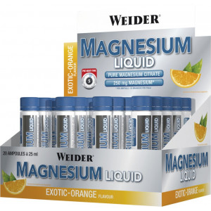 Weider Magnesium Liquid - tekuté magnézium, 25 ml x 20 ks 