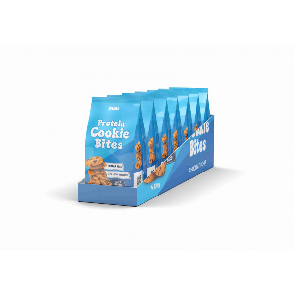 Weider Protein Cookie Bites, Chocolate-Chip, 100 g x 7 ks  Weider Protein Cookie Bites, Chocolate-Chip, 100 g x 7 ks