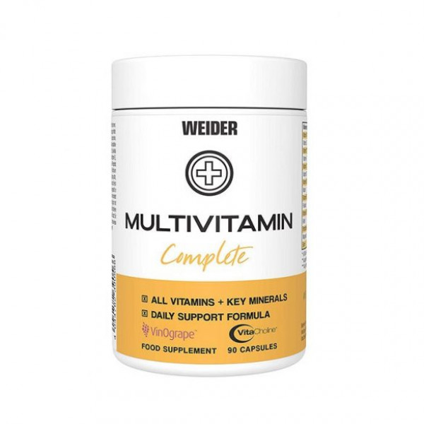Weider Multivitamin Complex na posilnenie imunity, 90 kapsúl  Weider Multivitamin Complex na posilnenie imunity, 90 kapsúl