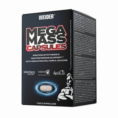 Weider mega mass capsules, 120 kapsúl 