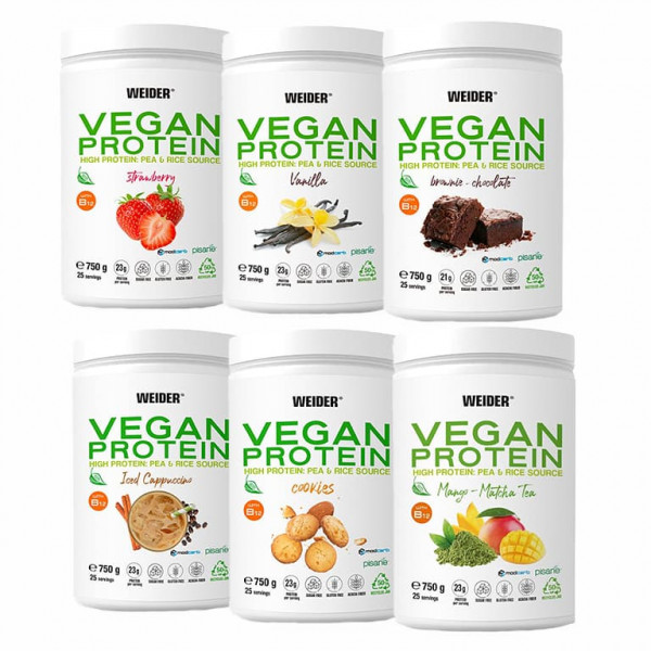 Weider Vegan Protein - rôzne príchute, 750 g  Weider Vegan Protein - rôzne príchute, 750 g