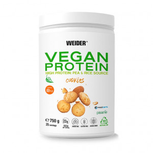 Weider Vegan Protein - rôzne príchute, 750 g 