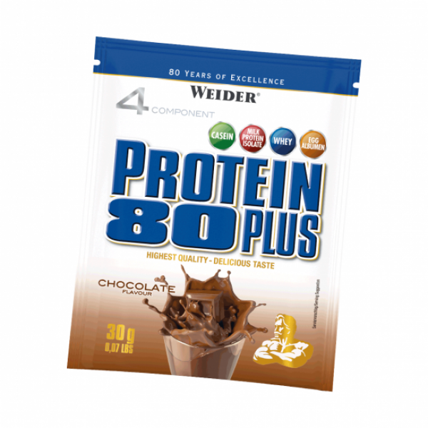 Weider Proteínový nápoj v prášku 80 Plus, 30g  Weider Proteínový nápoj v prášku 80 Plus, 30g