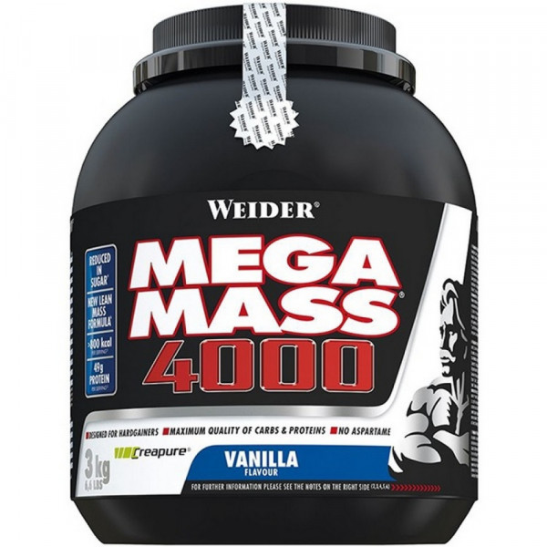 Weider Mega Mass 4000, 3000 g  Weider Mega Mass 4000, 3000 g