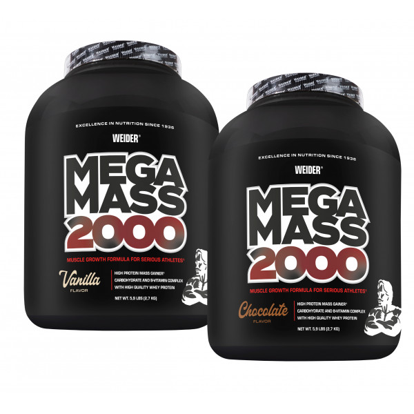 Weider Mega Mass 2000, 2,7 kg  Weider Mega Mass 2000, 2,7 kg