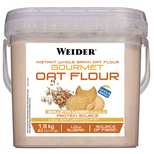 Weider Gourmet Oat Flour - ovsená múka, 1900g 