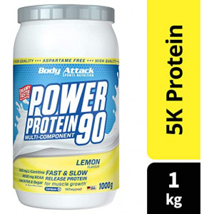 Body Attack Power Protein 90, 1000g Citrón 