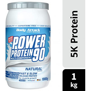 Body Attack Power Protein 90, 1000g natural 